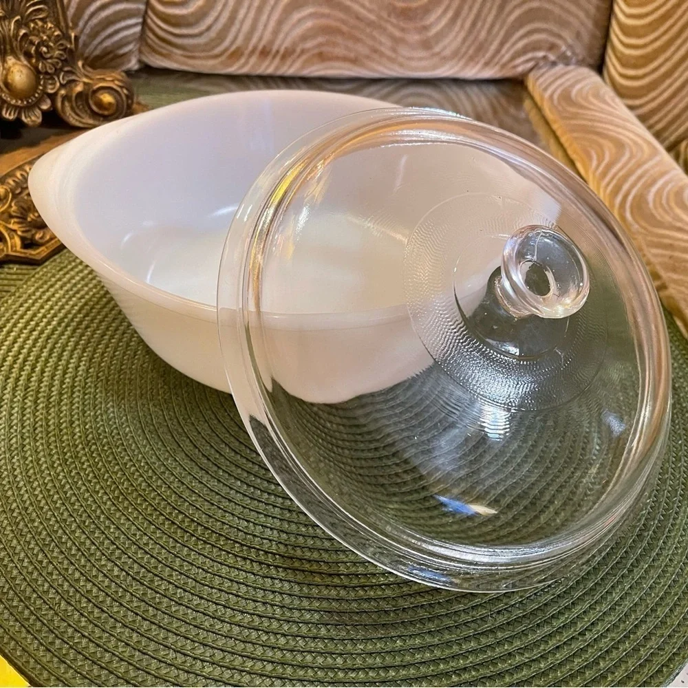 Vintage Fire King Dish Set 407 Fire King Glassbake Dish Vintage Casserole Dish
